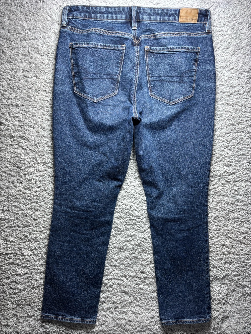 AMERICAN EAGLE Jeans Womens 10 Short Skinny Stretch Dark Classic Clean Modest - Picture 7 of 7
